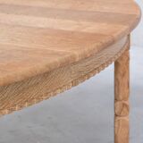 Guillerme et Chambron Oak Mid-Century French Bar Cabinet