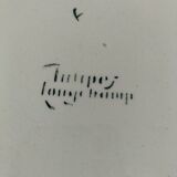 Antique Longchamp plates – “Tulips” model – 1950s-1960s