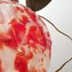 Suspension globe rouge Murano