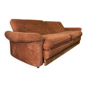 Canapé vintage brun