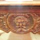 Oak table forming garden