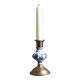 Bougeoir laiton porcelaine
