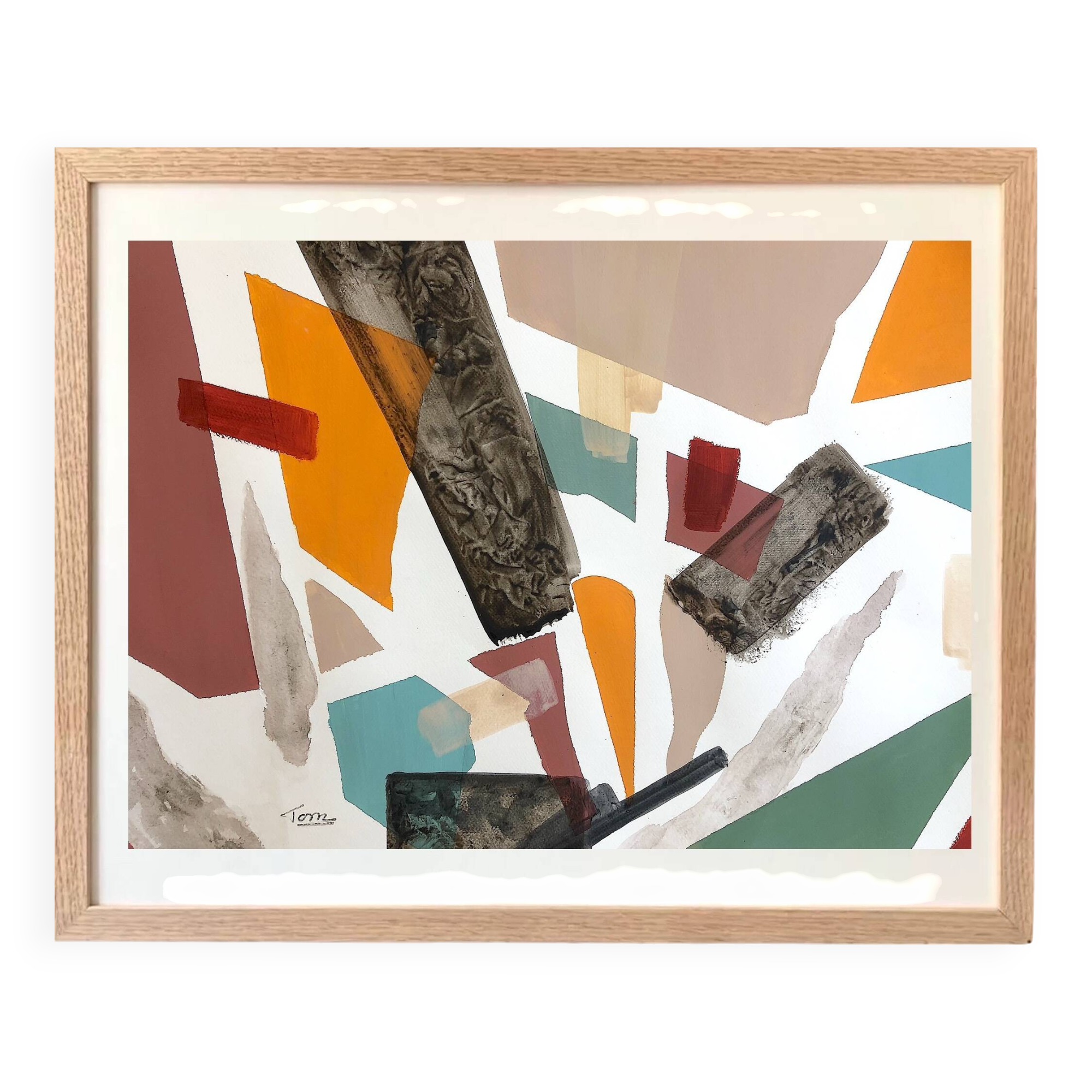 Original and unique hand-painted abstract painting