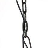 Glass industrial hanging lamp