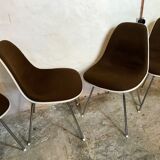 Set of 4 Eames chairs for Herman Miller,1960-70's