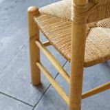 Perriand style dining room chairs