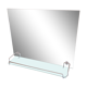 Bathroom mirror with its tablet, vintage 50/60