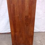 Bedside table in wooden slats