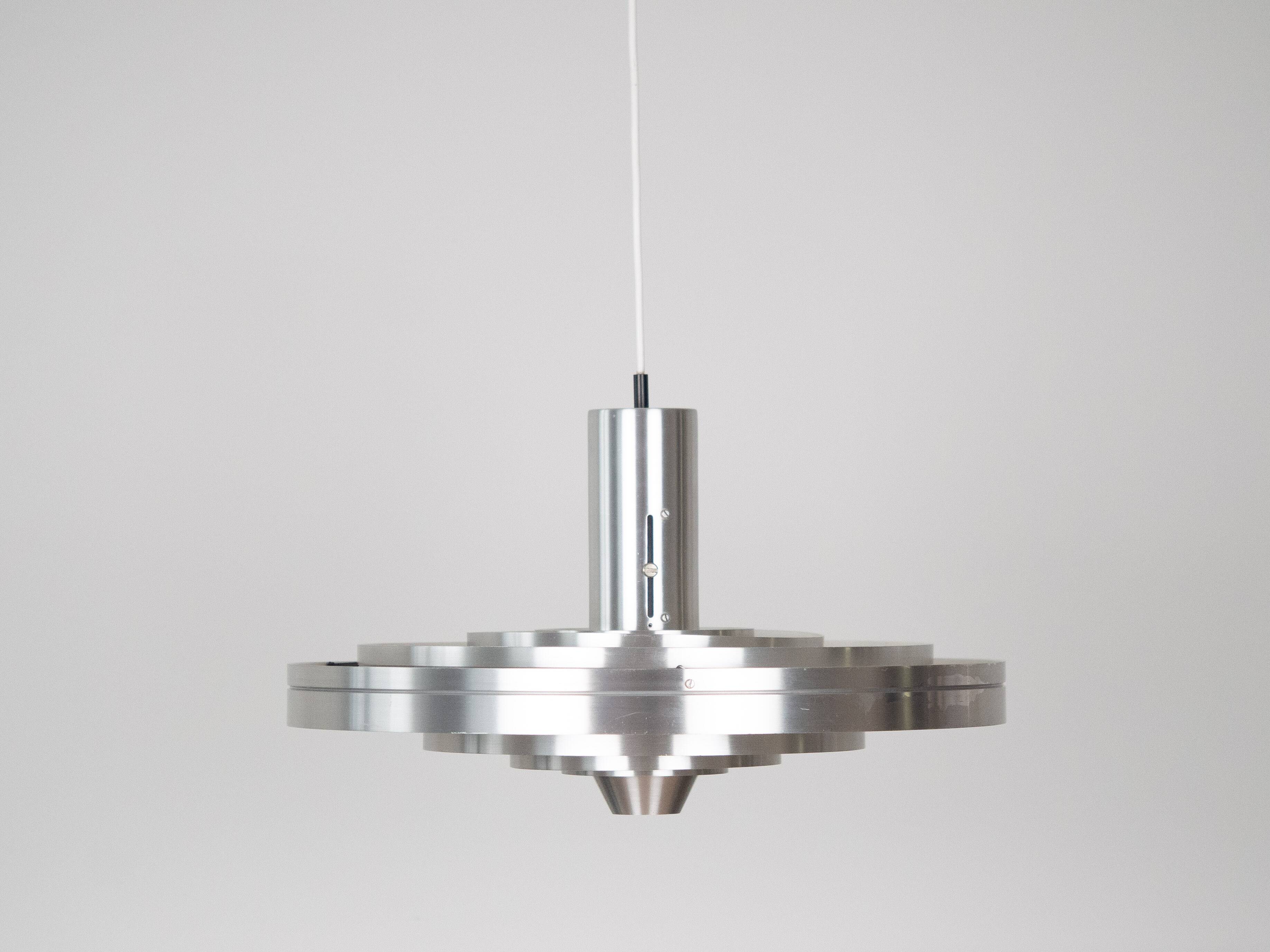 Lampe suspendue vintage danoise Fibonacci par Sophus Frandsen, Fog og Morup 1965