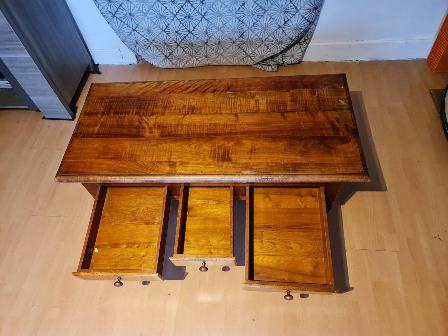 Antique solid wood coffee table
