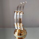 Vintage glass lamp 1970