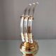 Lampe en verre vintage 1970