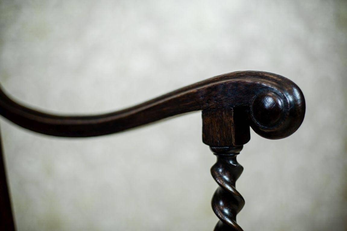 Antique Eclectic Carved Armchairs, 1890s