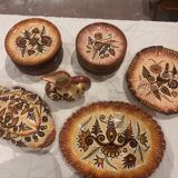 Paul Fouillen dinner service in Quimper, 26 pieces