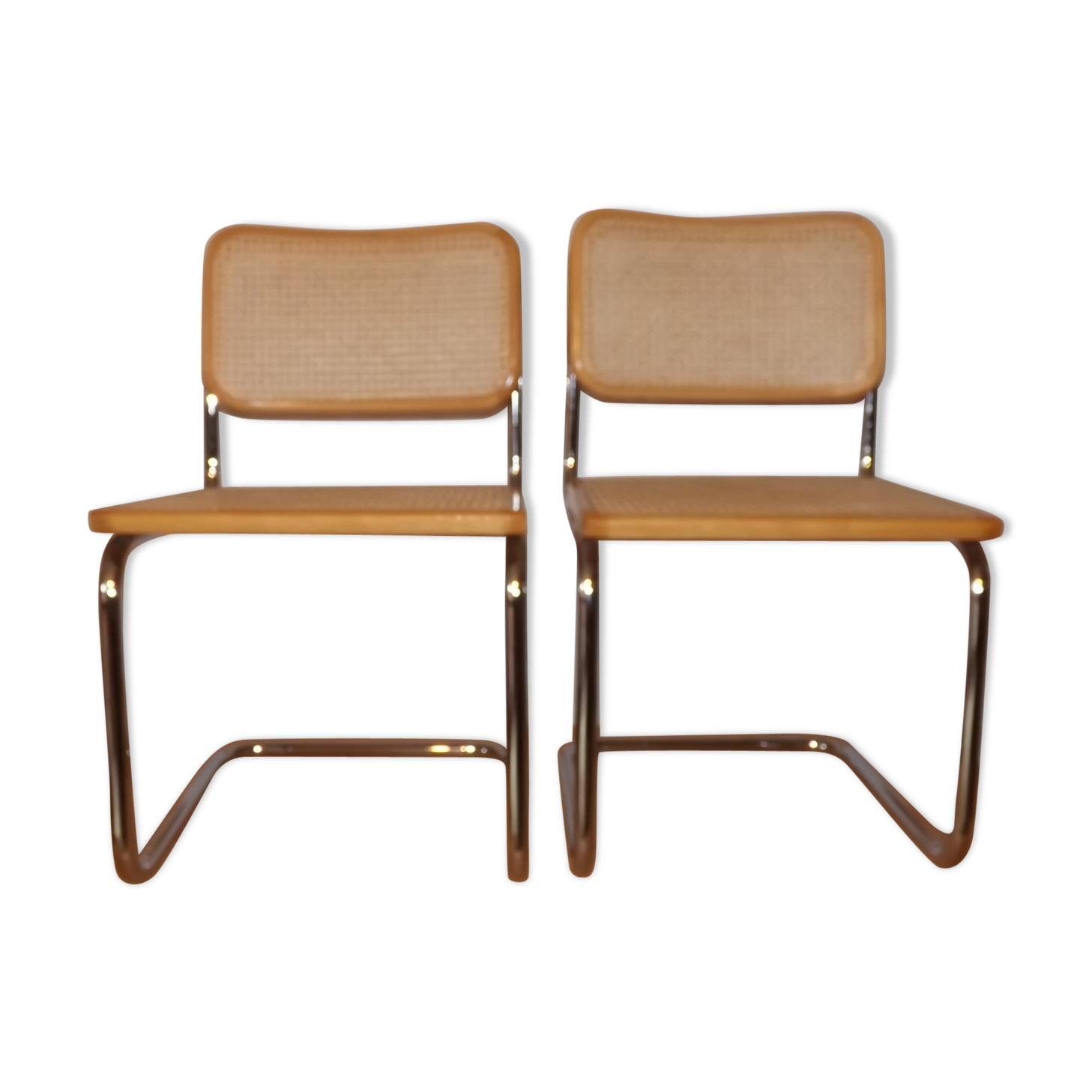 2 chaises Marcel Breuer édition italienne B32