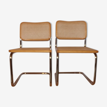 2 chaises Marcel Breuer édition italienne B32