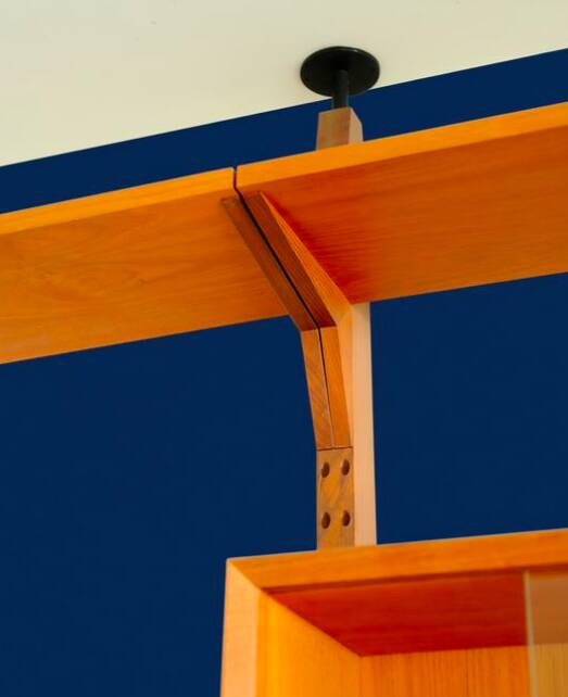 Scandinavian wall system in teak 1960