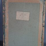 Old frame beaded decoration, gilded stucco wood