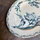 Oval dish Lunéville in blue ironstone, "Tulip" service.