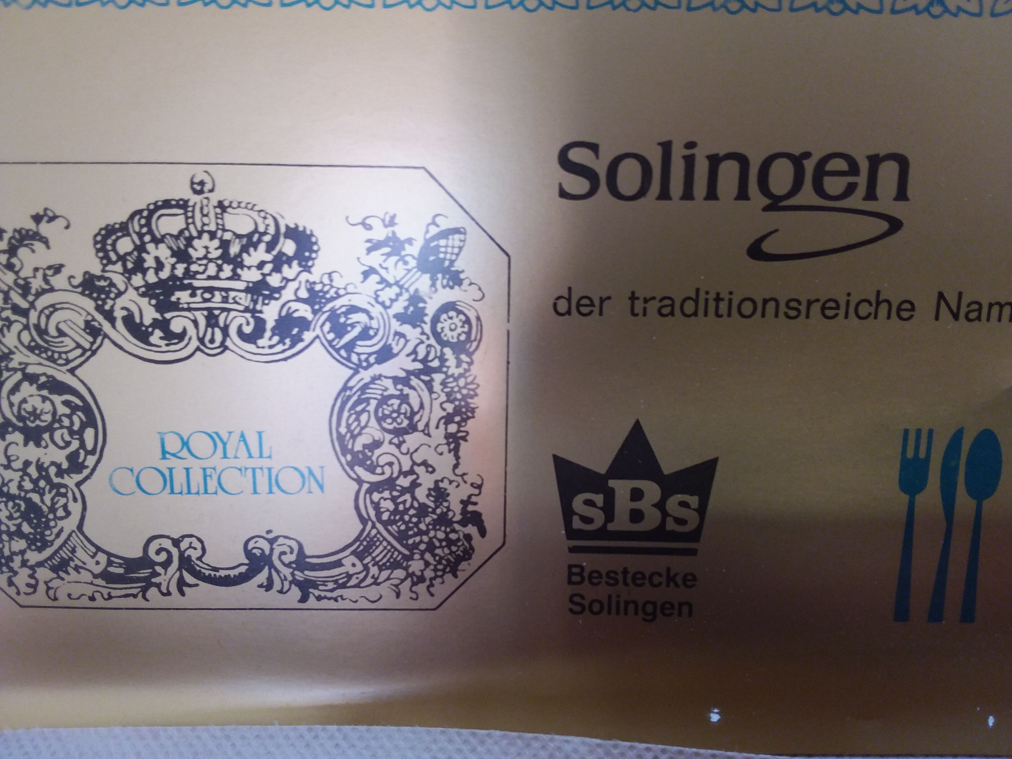 Solingen Berlin cutlery set