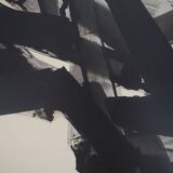 Pierre soulages: ink 1961 - original signed poster