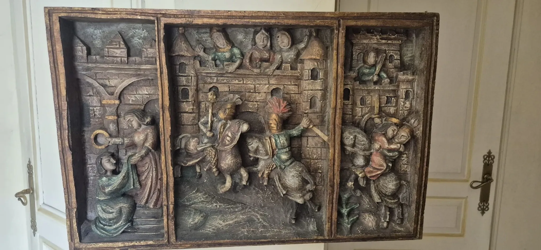 Polychrome wooden table