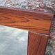Big rosewood wall vintage mirror, 1970s