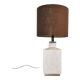 1970s travertine table lamp