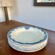 6 ironstone plates Salins Versailles model