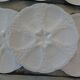 6 oyster plates 30123 porcelain white cnp france