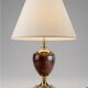 Deknudt table lamp – Brass & ceramic – Neoclassical style – Ref 3615/1