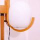 Atomic age floor lamp, vintage hotel lighting, Czechoslovakia 1970s