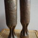 Pair of engraved art trench casings