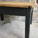 Farm table 230 cm - black base - early 20th century