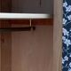 Parisian art deco hotel wardrobe in solid raw oak 1930