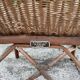Small shepherdess chair for children in rattan 1950