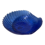 Blue glass shell emptier