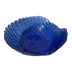 Blue glass shell emptier
