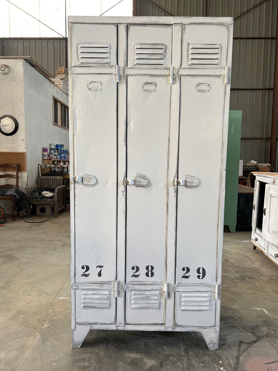 Industrial locker room