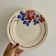 Set of 10 mismatched antique dinner plates
