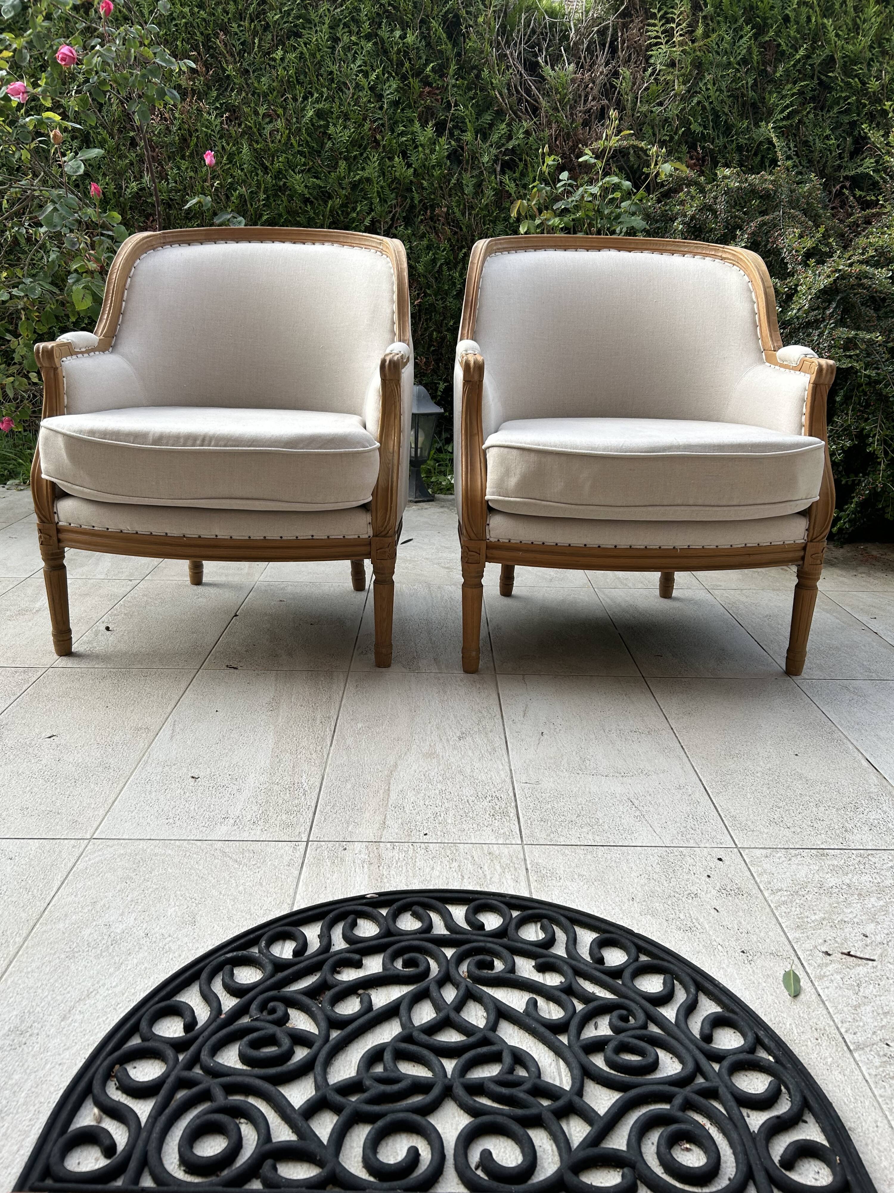 Armchairs a pair