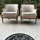 Armchairs a pair