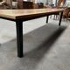 Restored oak farmhouse table of 3 meters