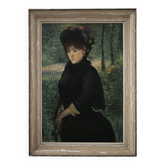 Oil painting after Edouard Manet "The Walk"
