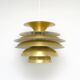 Golden lamp, Denmark 1970s
