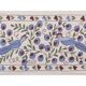 Hand knotted rug, vintage turkish rug 50x98 cm
