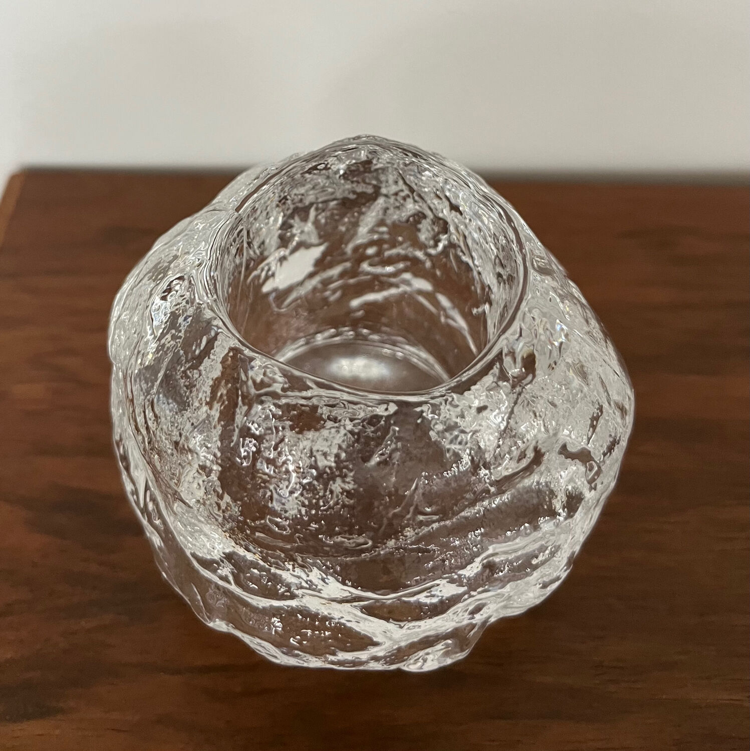 "Snowball" candle holder Kosta Boda
