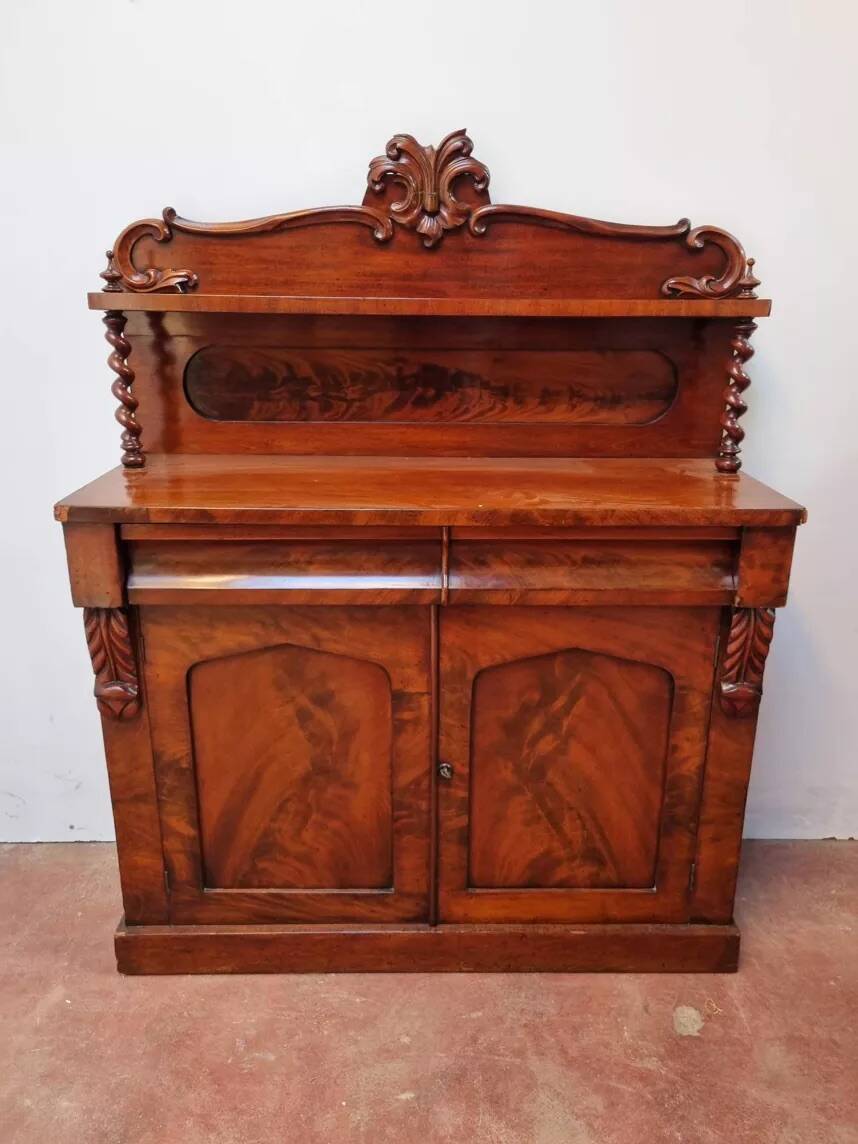 English buffet in mahogany