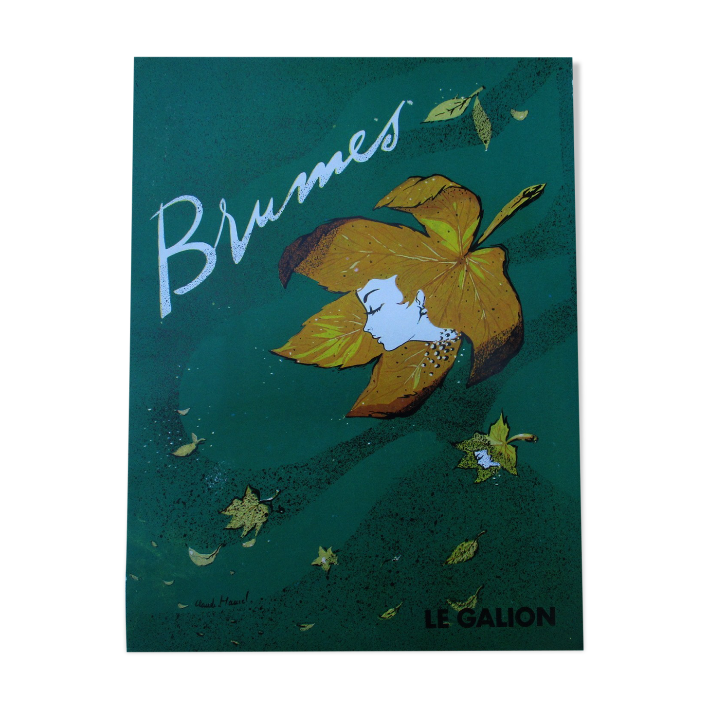 Old advertising perfume Le Galion BRUMES 50s