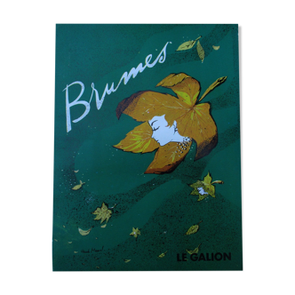 Old advertising perfume Le Galion BRUMES 50s